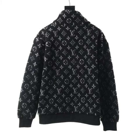 louis vuitton fuzzy jacket|Fuzzy Wool Fleece .